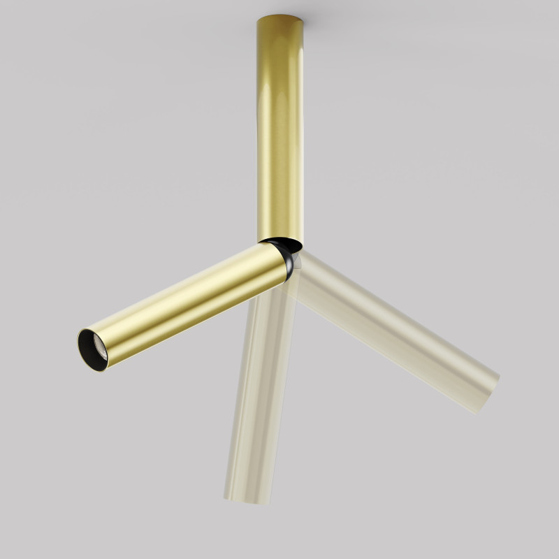 Потолочный светильник 3*30,6 см, LED 6W 4000K Maytoni Technical Ceiling Focus T C142CL-6W4K-BS латунь