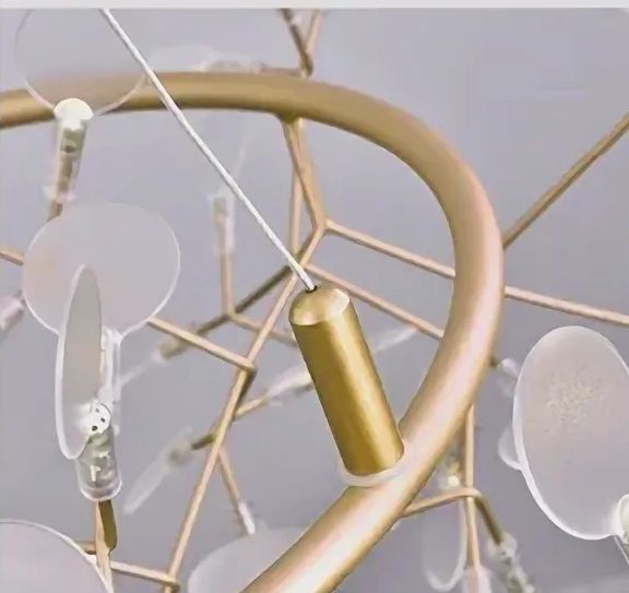 Светильник DZN-54946 ЗОЛОТАЯ БРОНЗА  D800/H350*2000/108/LED/45W/3000К