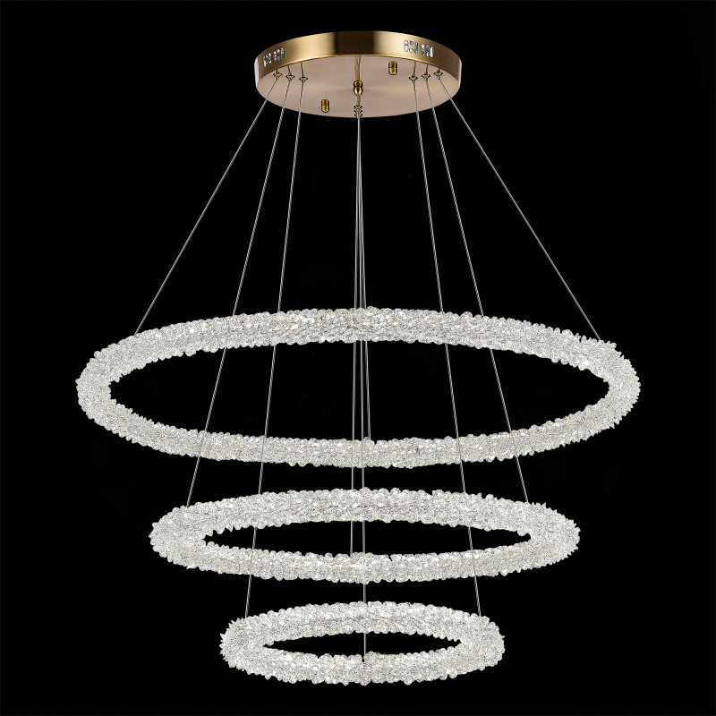 Люстра подвесная 80 см, 105W 3000 - 6500K ST LUCE AVANA SL6110.203.03 Золотистый