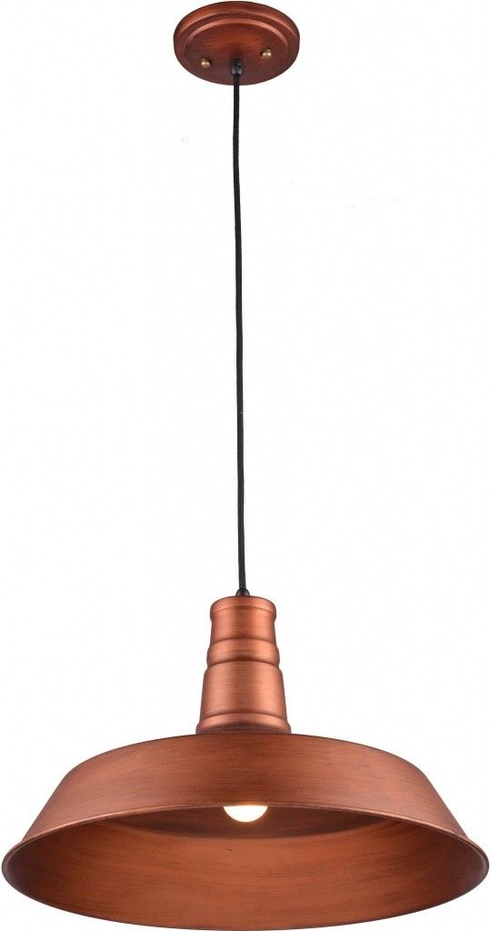 Подвесной светильник Lussole Лофт LSP-9698, Медь/Старая медь, Диаметр 45 см