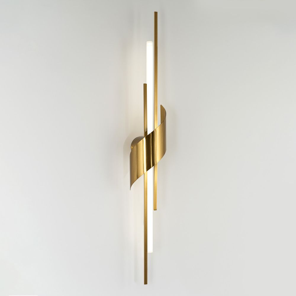 Бра 12*11*-85,5 см, *LED*6W, 4200K, Modelux  ML.655.850 BS, Латунь