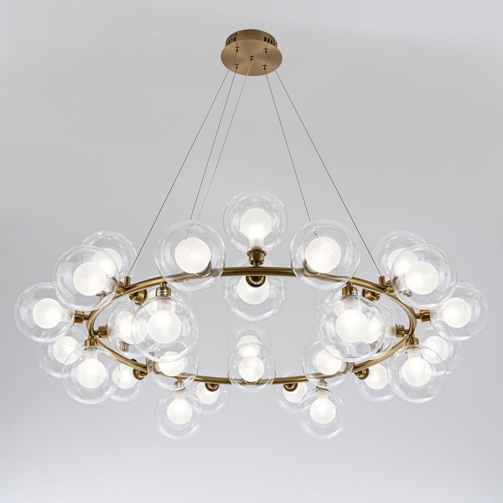 Подвесной светильник 95*80/110 см, 32*G9 MODESTYLE MS.6030.32 BS латунь