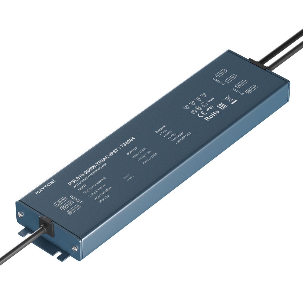 Источник напряжения 24V PSL019-200W-TRIAC-IP67 Maytoni Lighting control  734004