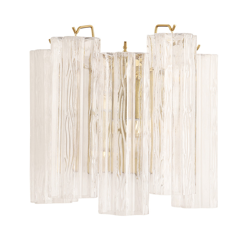 Бра 28*36 см, 2*E14*60W Латунь Crystal Lux ROSE AP2 BRASS