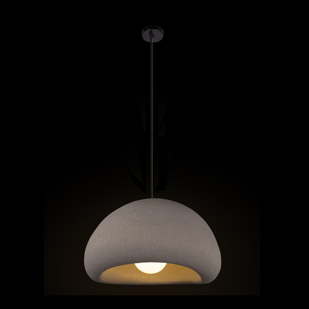 Подвесной светильник 40*35*37,5 см, 1*E27*40W, Loft It Stone 10252/400 Grey, Черный