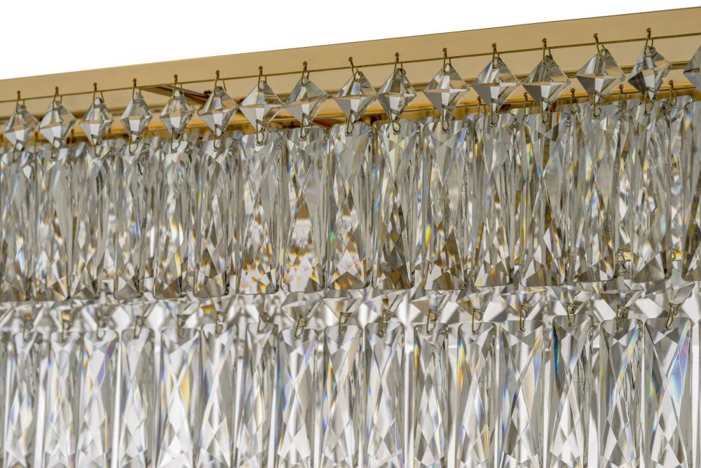 Люстра подвесная *31*22 см, 10*G9*40W, Arti Lampadari Acquaro Acquaro E 1.5.120x30.100 GP, золото