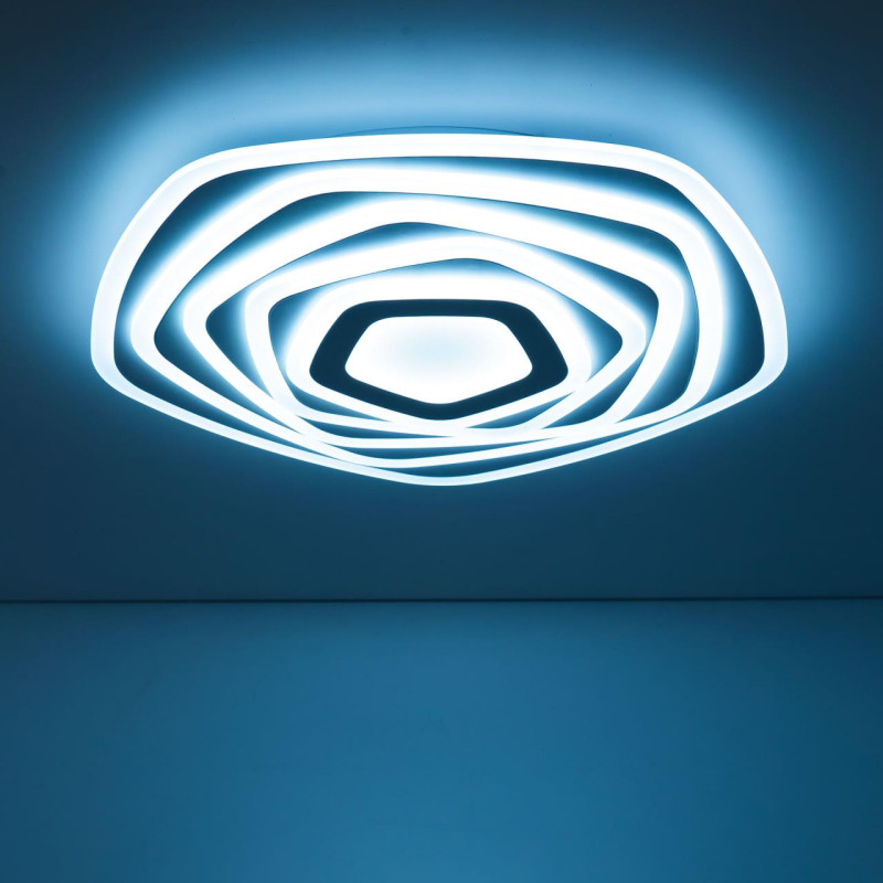 Потолочная люстра Citilux Триест Смарт CL737A55E, 115W LED, 3000-5500K, белый