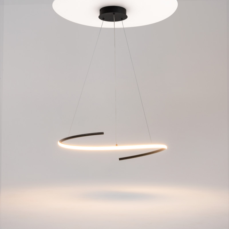 Подвесной светильник 60*60*325,7 см, LED, 31W, 4000К, Maytoni CURVE MOD242PL-L33BK черный