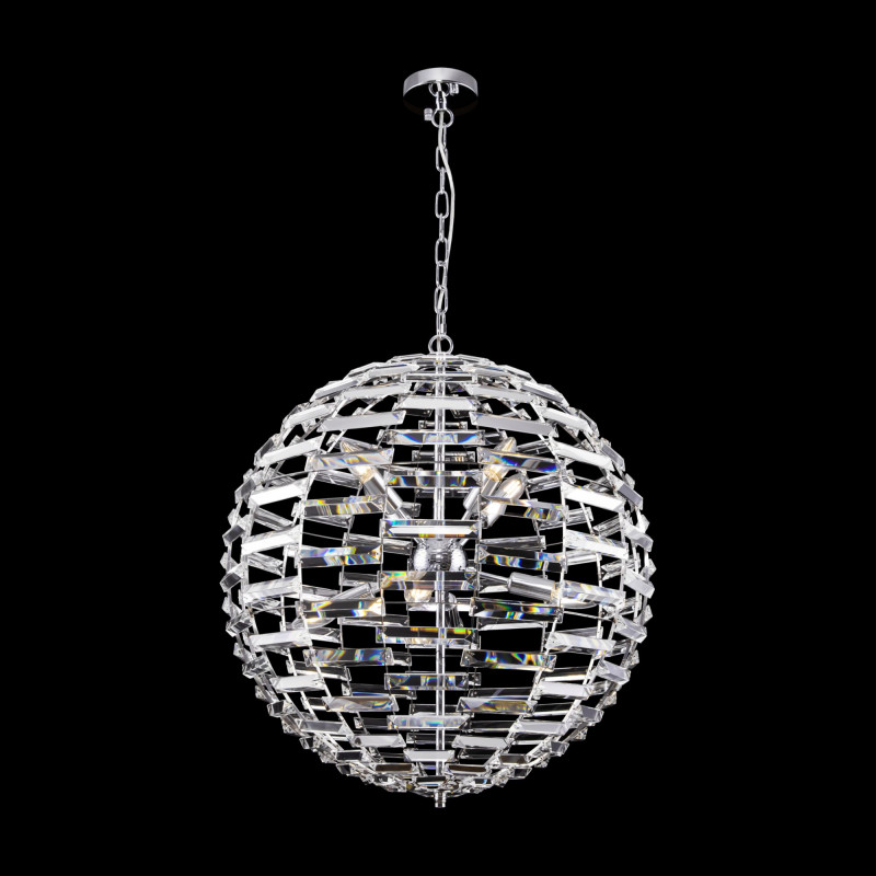 Светильник подвесной 60 см Maytoni Palla MOD092PL-08CH, хром