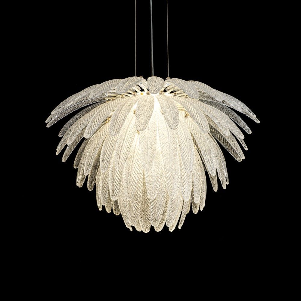 Люстра *60*38 см, LED*50W, 4000K, Modelux  ML.2420.600 CP, Шампань