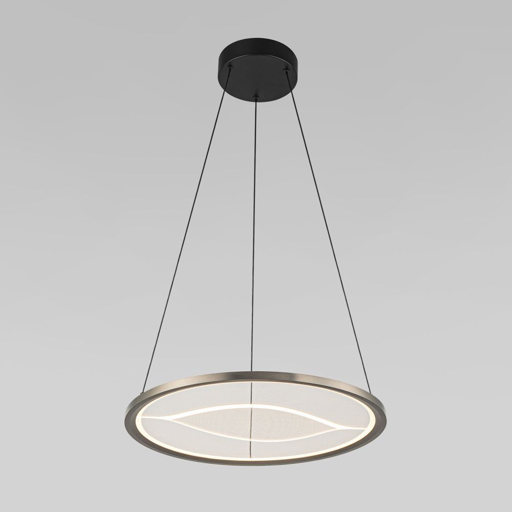 Подвесной светильник 47*47*40 см, LED*23W, 4000K, Eurosvet Occhio 40026/1 LED, серый;черный, a069308