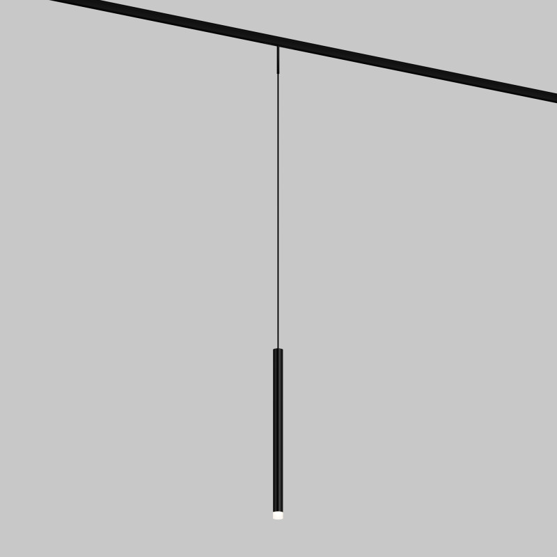 Трековый подвесной светильник 1,8*31 см, LED 3W 4000K Maytoni Technical Accessories for tracks Levity Skim TR191-1-3W4K-M-B черный