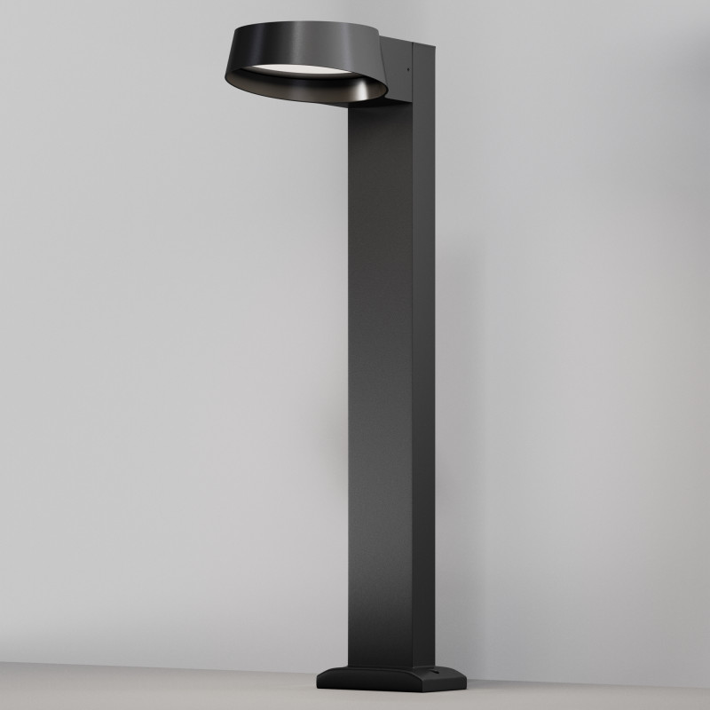 Садово-парковый светильник 23,8*16,2*65 см, LED, 12W, 3000К, Maytoni SHARE O443FL-L12GF3K серый