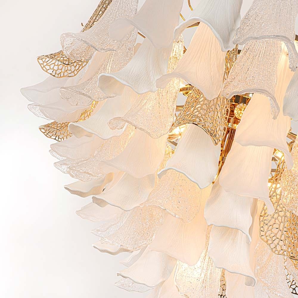 Подвесная люстра 105*73/120 см, 28*Е14 MODELUX premium ML.6777.28P GD золото