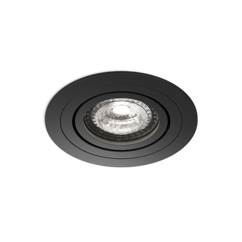 Встраиваемый светильник *9,3*2,4 см, 1*GU5.3*15W, Denkirs Prime DK-DH2020-BK, черный