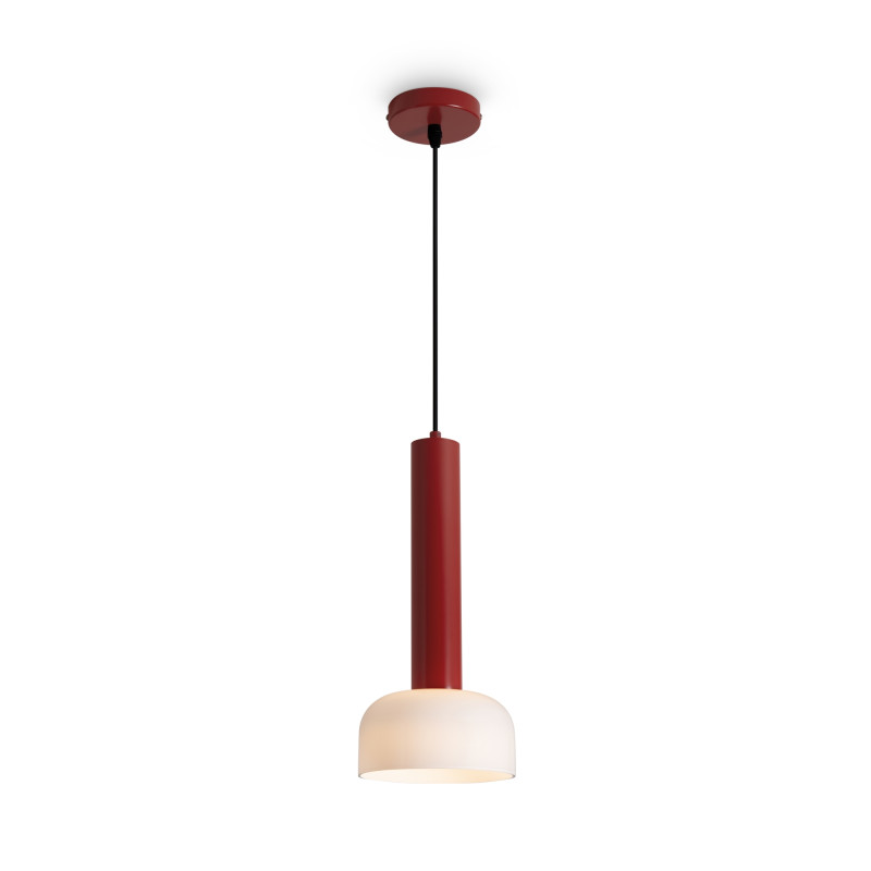 Подвесной светильник 15*15*236 см, LED, 5W, 3000К, Freya Barries FR6185PL-L5OR оранжевый