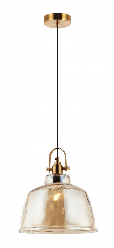Подвесной светильник Stilfort Bell 2117/05/01PL, диаметр 30 см, латунь