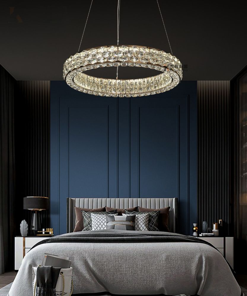 Люстра 89065-600, D600 / H100 LED, 70W, 3000/4000/6000K, Alva Donna, Золото