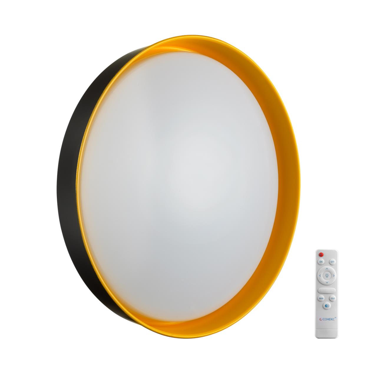 Cветильник 50 см, LED 1*70W, 3000-6000 К, Sonex Tuna Yellow 7711/EL, белый/желтый