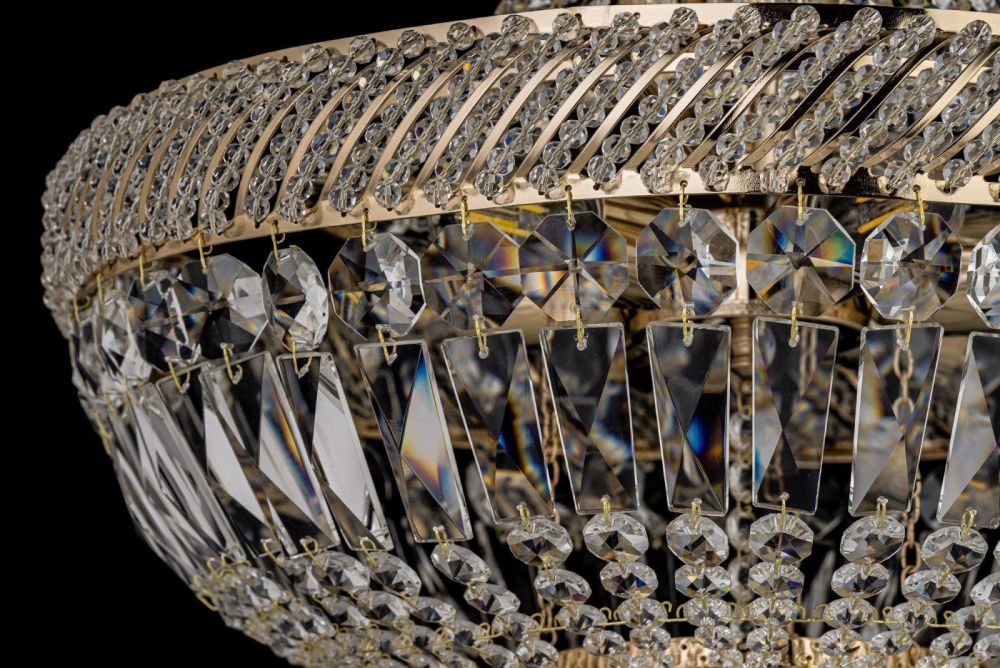 Светильник *45*55 см, 5*E27*60W, Arti Lampadari Palermo Palermo E 1.5.45.101 G, Золото