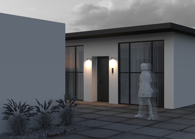 Бра 11,7*9 см, LED 5W, 3000К, Белый Maytoni Shim O303WL-L5W3K