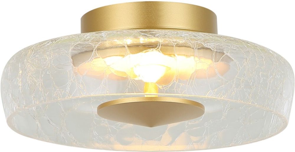 Люстра потолочная 30 см, 15W, 3000K, Stilfort 4046/00/01C, золото