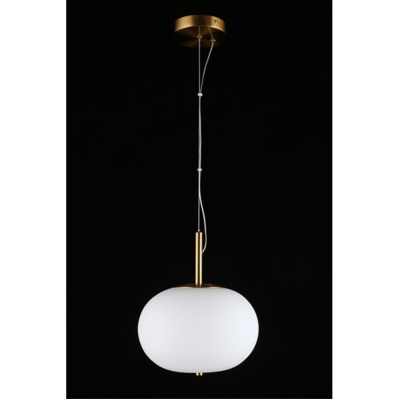 Подвесной светильник 24*40-150 см, 1*LED, 15W, 4000K, Aployt ADELI APL.646.06.15, латунный