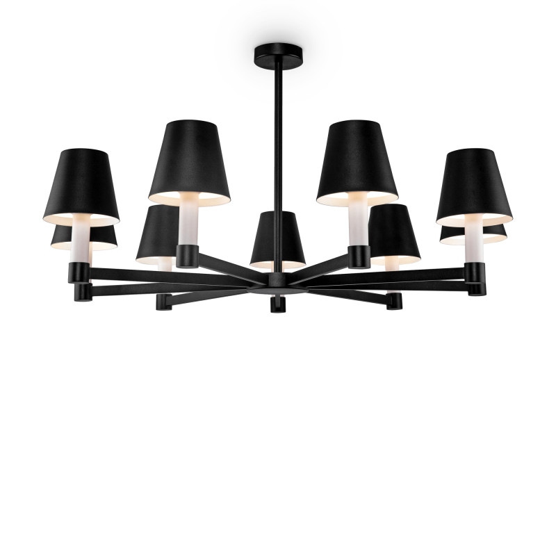 Люстра потолочная Maytoni Tet-a-tet MOD104PL-09B, диаметр 91 см, черный