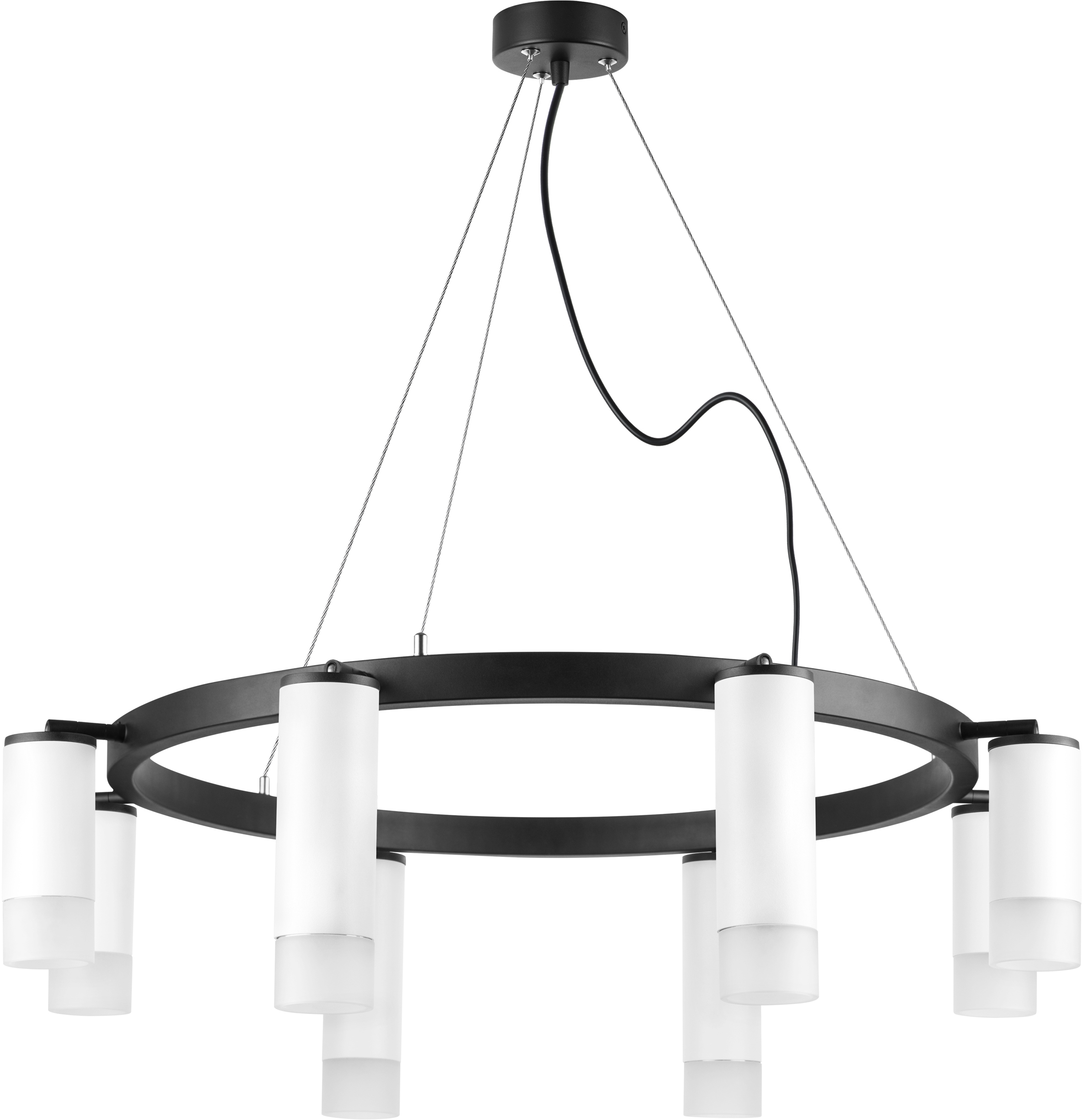 Светильник 110 см, Lightstar Rullo LR0188643641, черный-белый
