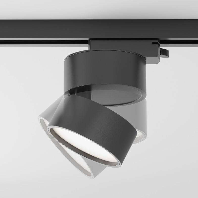 Трековый светильник 8,5*11 см, LED 12W 4000K Maytoni Technical ONDA TR007-1-12W4K-B-1 черный