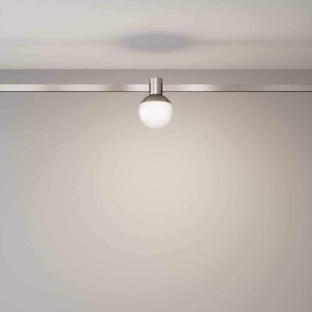 Трековый светильник  TR149-1-5W4K-PT **-10,9 см, *LED*5W, 4000K, Maytoni technical FLARITY TR149-1-5W4K-PT, Платина