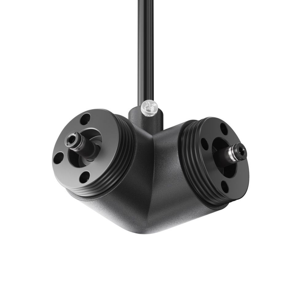 Угловой коннектор с вводом питания Maytoni Shelf CA014LC-P-B, черный