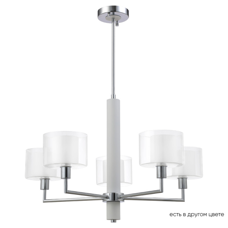 Люстра 69 см Crystal Lux MAESTRO SP-PL5 CHROME Хром/черный