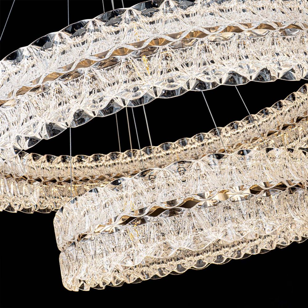 Люстра *80*13 см, LED*95W, 3000-6000K, Modelux  ML.8185.800.500 GD, Золото