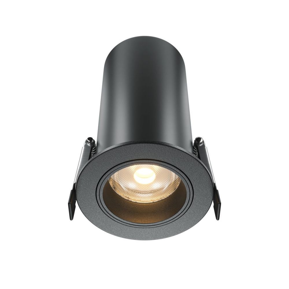 Встраиваемый спот 7,5 см, 12W, 3000K, Maytoni Technical Focus Led DL125-L12-3K-B, черный