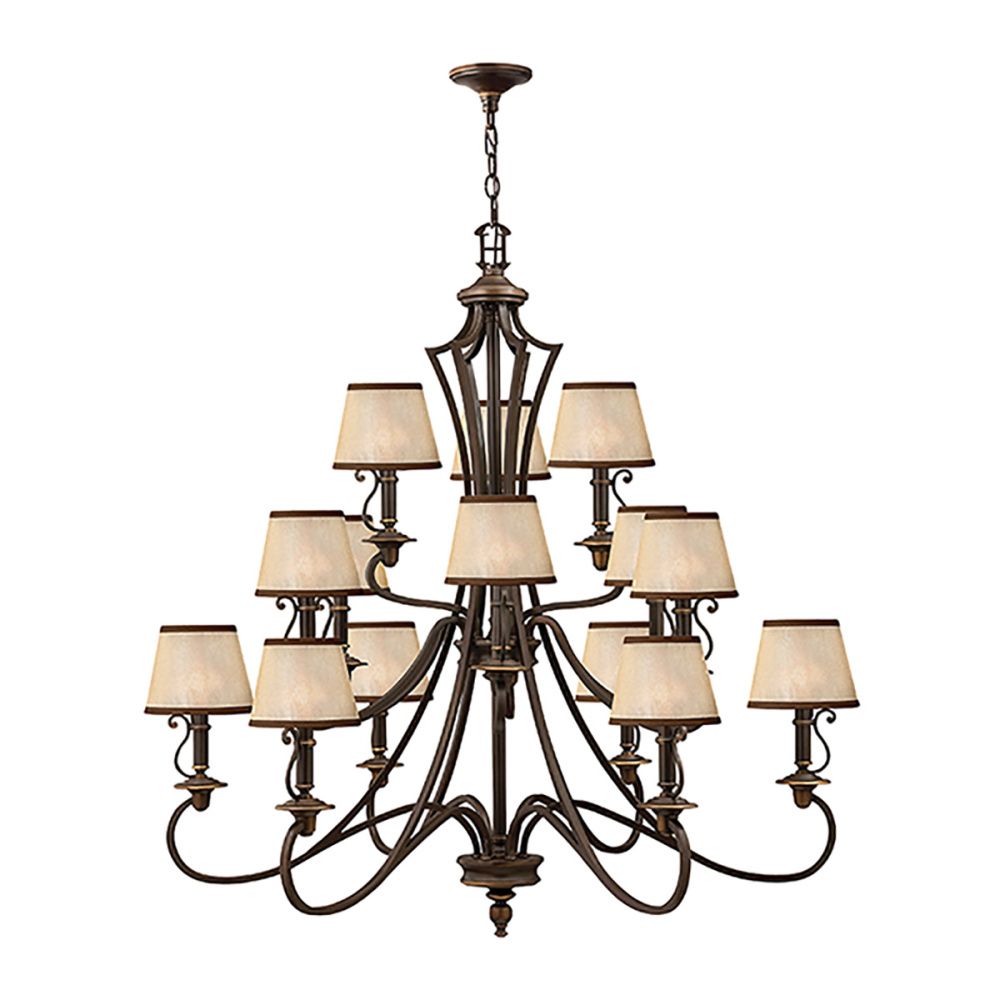 Люстра *113*133-277 см, E14*40W, Natural Concepts Hinkley Plymouth GH-WB-PB, бронза