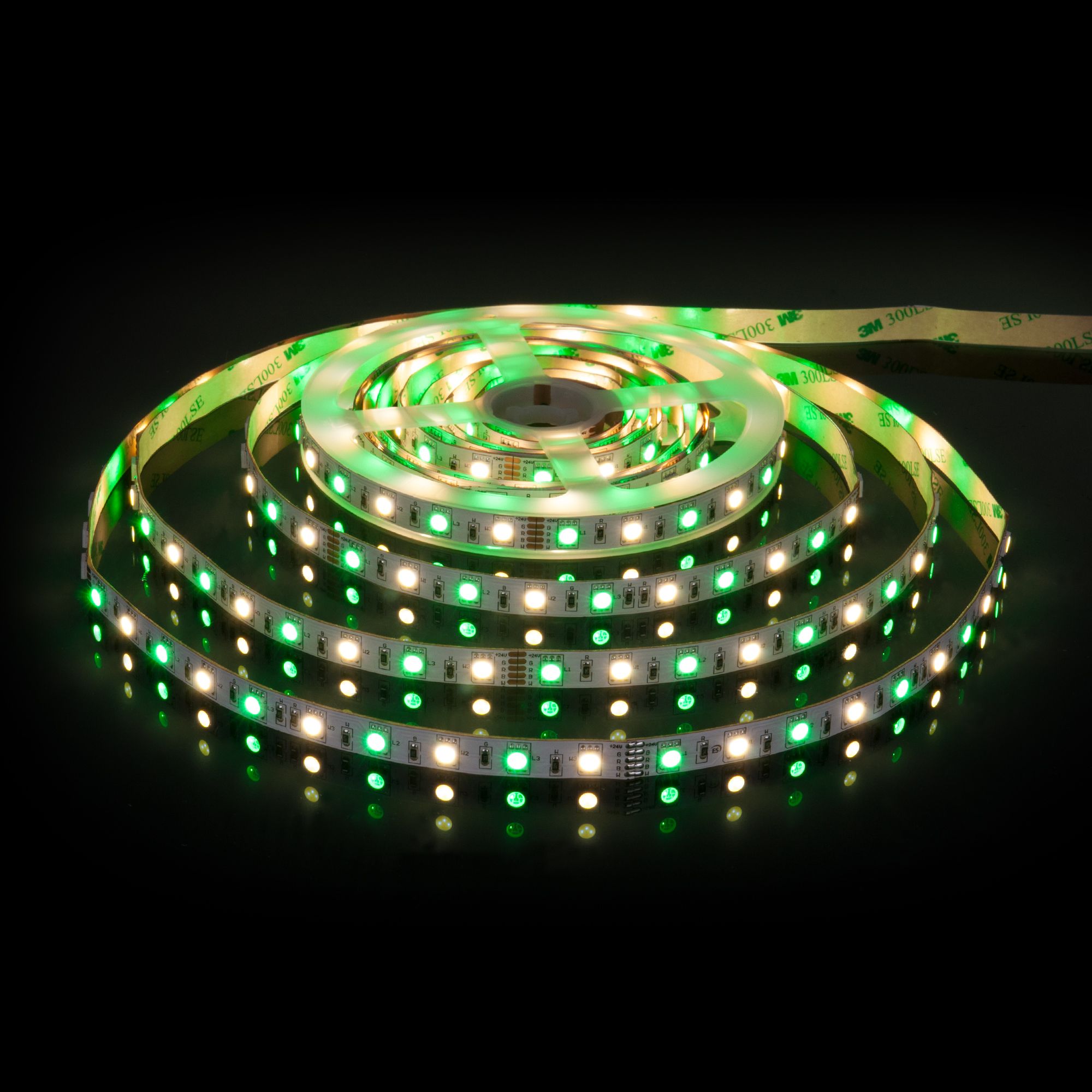 Светодиодная лента Лента светодиодная 24V 14,4W 60Led 5050+5050 IP20 MIX RGB/дневной белый, 5м Elektrostandard