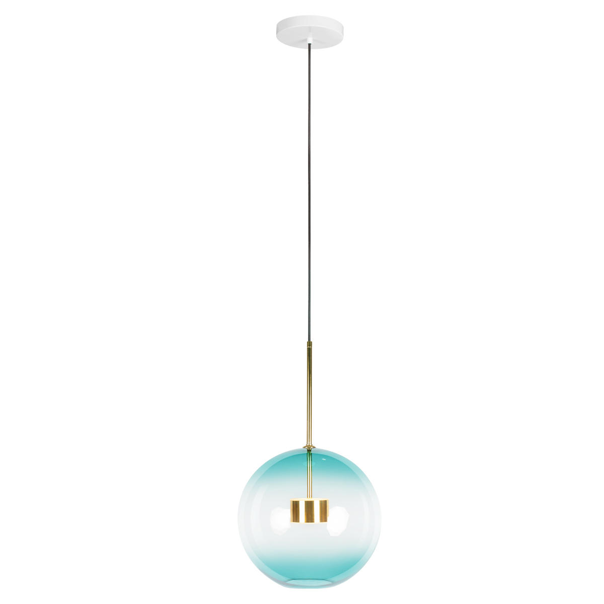 Подвесной светильник 30*52 см, 1*LED*10W LOFT IT Bolle 2027-P1 Blue золото