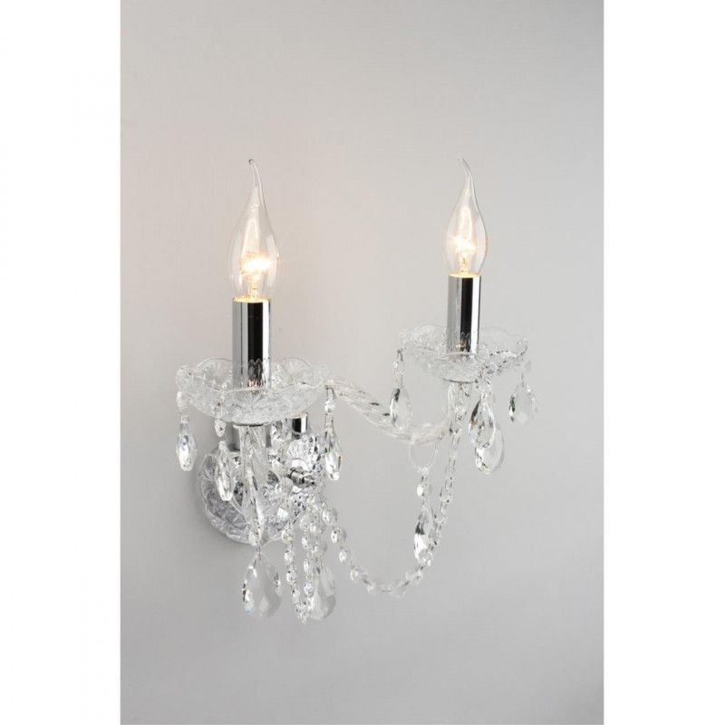 Бра 30*33 см, 1*E14, 40W, Aployt Koletta APL.755.01.02, хром