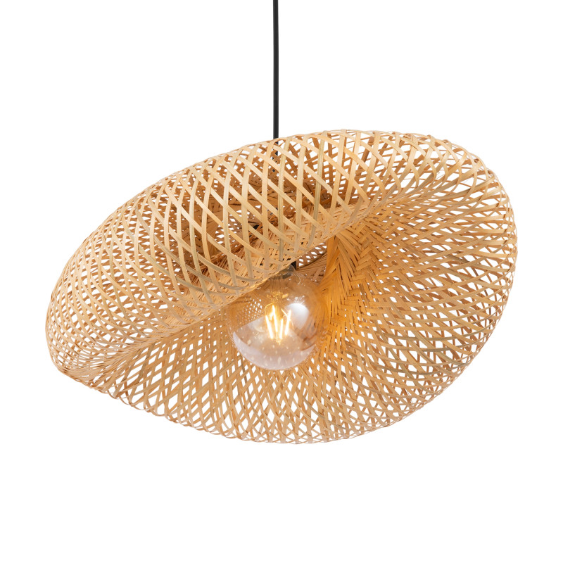 Светильник 43 см, Freya Wavy FR5243PL-01BR8, черный-коричневый