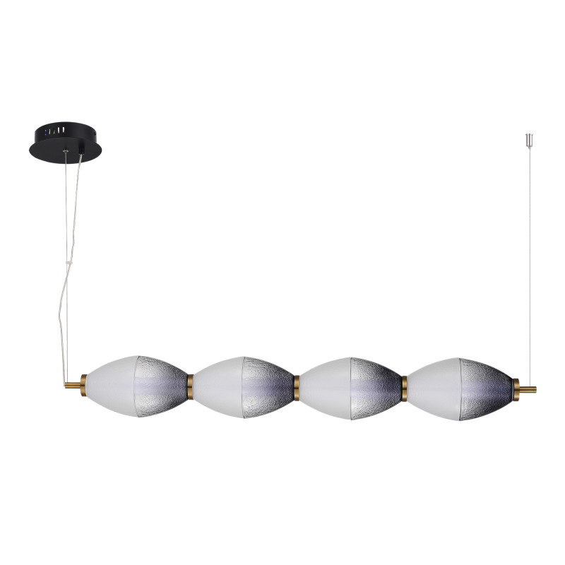 Светильник подвесной ICE 1*LED*28W 3000K ST LUCE SL6130.403.24 черный