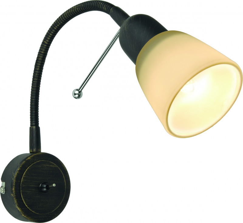 Настенное бра Arte Lamp A7009AP-1BR,коричневый