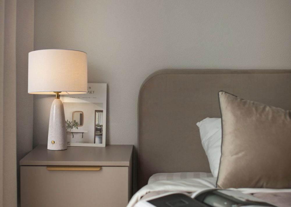 Настольная лампа 48 см, Freya MarmoLatte FR2054TL-01BS3, латунь