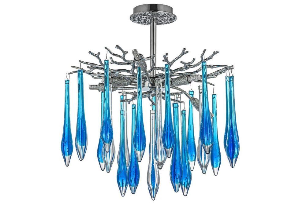 Люстра потолочная *50*55 см, 6*G9*40W, Dio D`arte Tavenna Nickel Tavenna H 1.3.46.178 N, никель