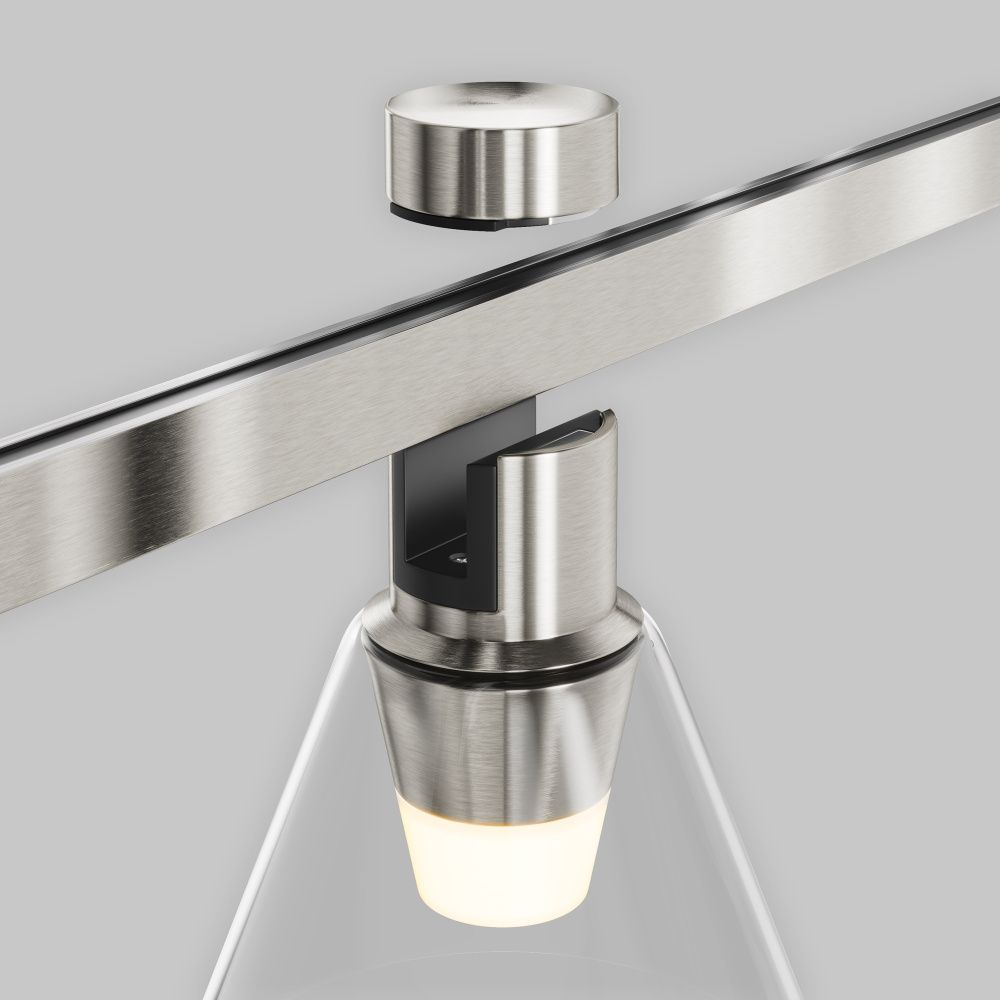 Трековый светильник  TR147-1-3W3K-PT **-10,2 см, *LED*3W, K, Maytoni technical FLARITY TR147-1-3W3K-PT, Платина