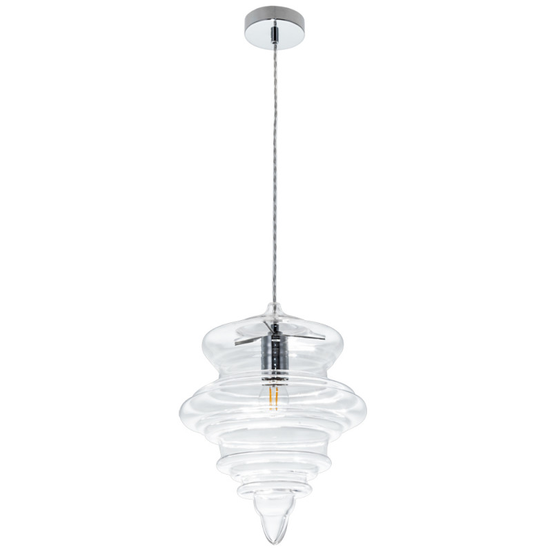 Подвесной светильник Divinare Maumee 5001/02 SP-1, диаметр 27 см, хром