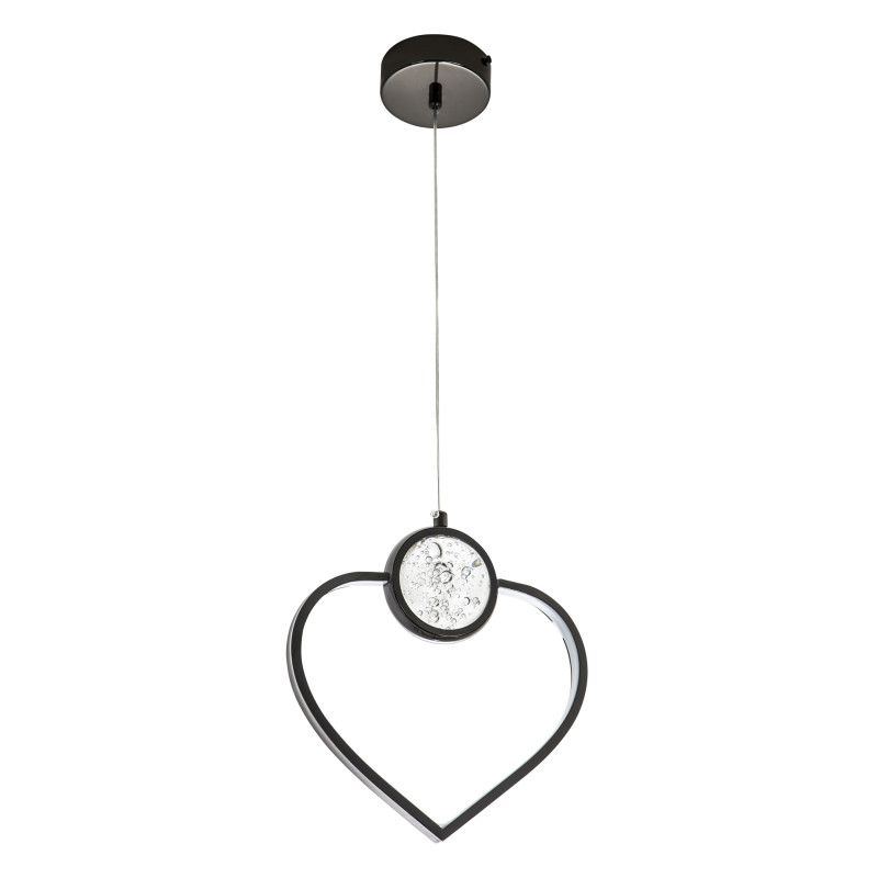 Светильник 26*26*33-140 см, *LED*22W, 4000K, LED4U L8600-1 BK, Чёрный