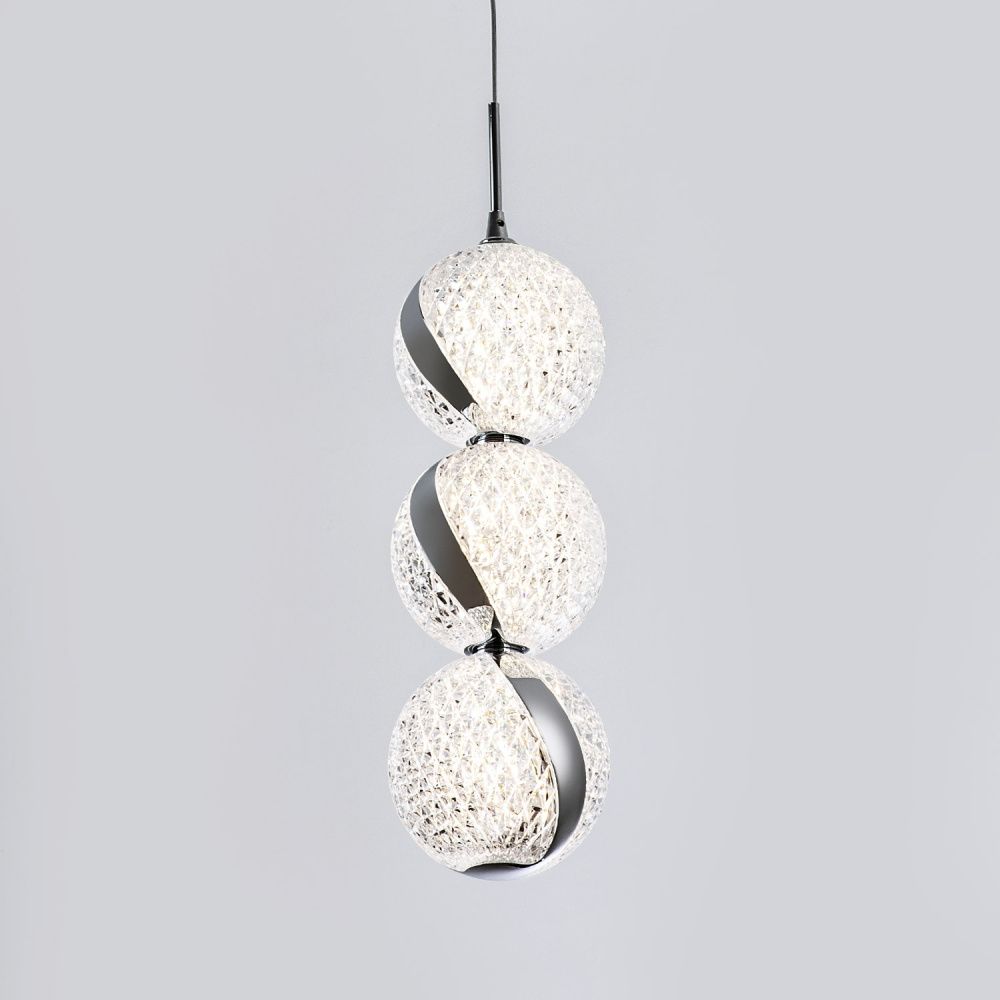 Подвесной светильник 10*10*200 см, LED 15W, 4000K, Хром MODESTYLE MS.89120.1