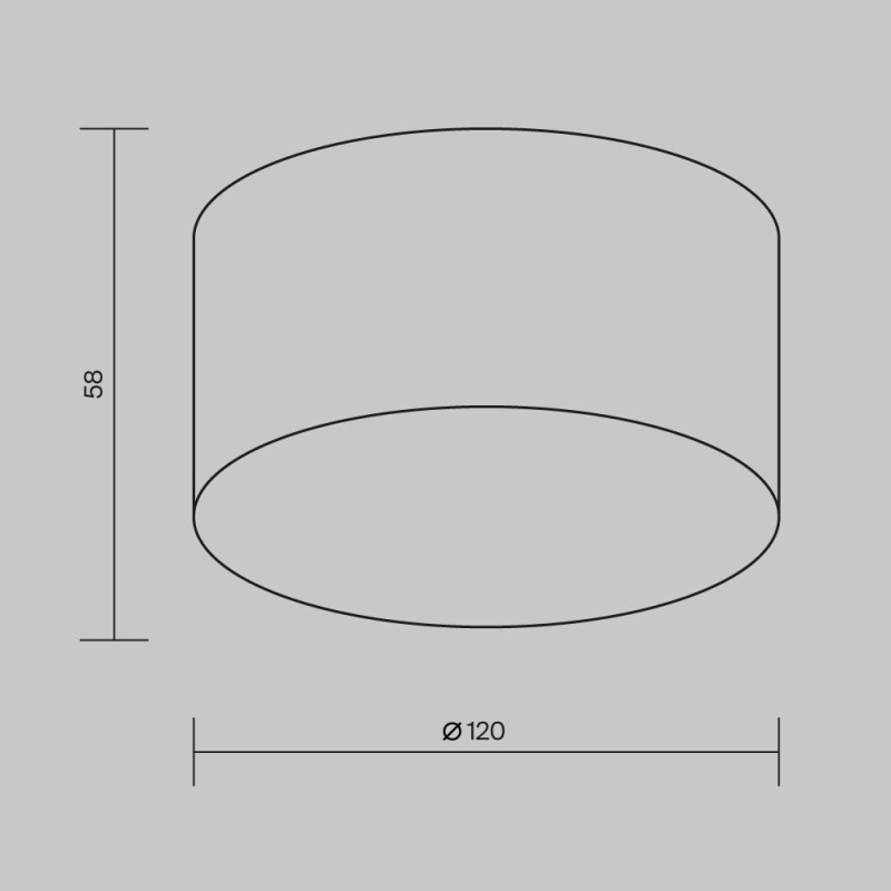 Светильник 12 см, LED 15W, 4000К, Черный Maytoni Zon IP O430CL-L15B4K