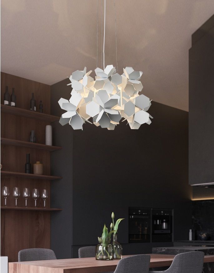 Подвесная люстра Inodesign Hydrangea White 45.480